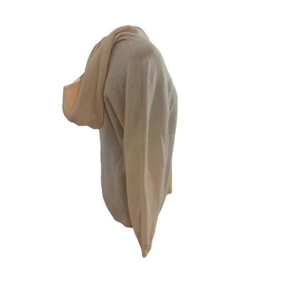 Womens Hooded 100% Wool Pullover Sweater Large Knit Winter Warm Unknown Brand - Picture 3 of 11